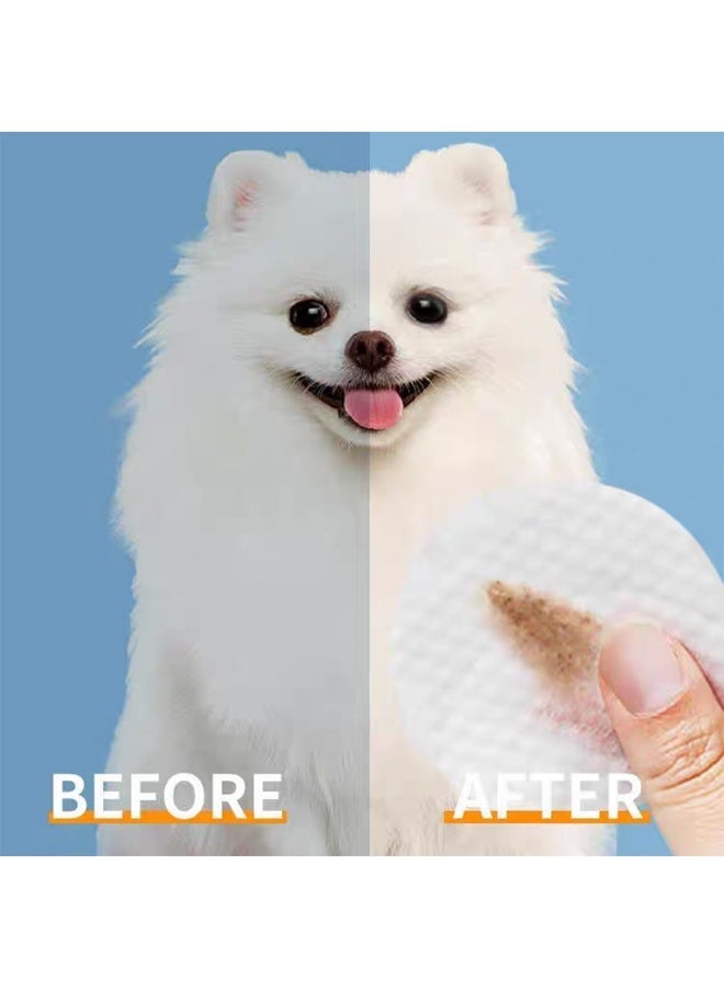 مناديل مبللة للعينين للكلاب والقطط، تزيل بقع الدموع والأوساخ والإفرازات - 100 قطعة - Image 5